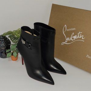 CHRISTIAN LOUBOUTIN  Black Lock So Kate 100 Boots